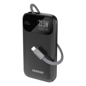 Dudao K31 10000 mAh PD 22,5W powerbank s ugrađenim kabelom